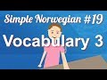 Simple Norwegian #19 - Vocabulary 3