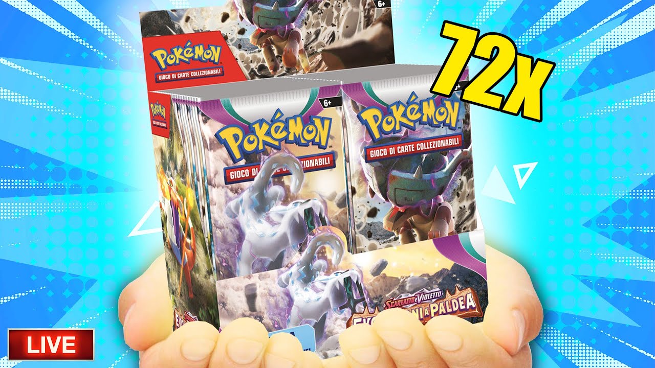 Apro DUE BOX INTERI delle Nuove CartePokémon EVOLUZIONI A PALDEA - YouTube