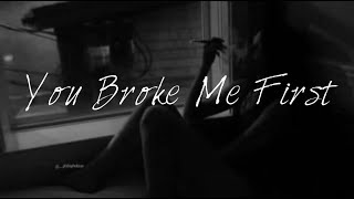 Tate Mcrae - You Broke Me First : Traduction