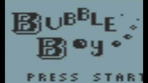 Bubble Boy - Game Master Hartung - MAME MESSUI64 v0.164 emulator