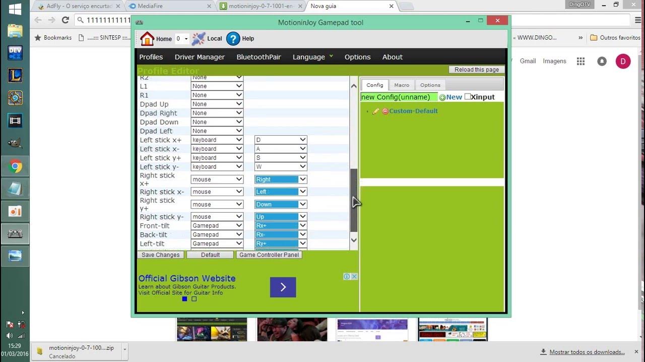 TUTORIAL COMPLETO MOTIONINJOY - ERROR:Install MotioninJoy Driver fail ...