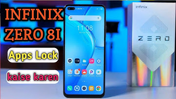 How to AppLock in Infinix Zero 8i - Infinix Zero 8i Main Apps Lock kaise karen - Open Tricks