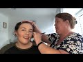 Chit chat get ready with us - mum does my makeup// getting ready with mum