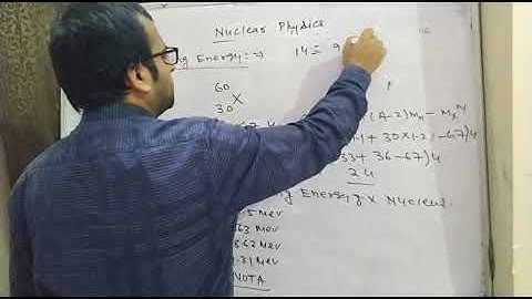 Modern Physics Part 9 (Nuclear Physics) Enjoy With Subject, EWS, Abhay Kumar (B.Tech, IIT Kanpur)