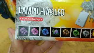 Mengukur daya pada lampu tumblr. Daya max yaitu (lihat video) pada saat semua lampu menyala (Steady . 