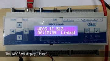 05 01 03 OASE WEPS Video Tutorials Exporting files from WEPS to WECS Connecting to the WECS and File