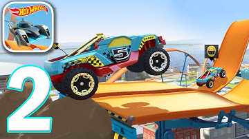 Hot Wheels: Race Off - Gameplay Walkthrough Part 2 - Levels 4-5-6 (iOS, Android) - Stunt Cars Games