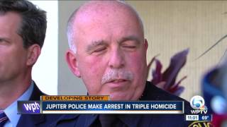 Jupiter police make arrest in triple homicide