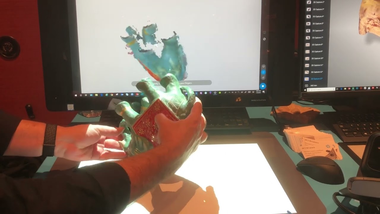 CES2018: HP just made my night a $600 computer (any) add on for 3D scanning!