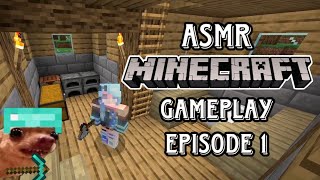 ASMR Minecraft Gameplay || Soft Spoken, whispering, keyboard & mouse clicking sounds. ✨🍄