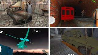 Granny : 1 2 3 4 , All Vehicles Escape... 😨🔥 | JXG | Granny Horror Game screenshot 5