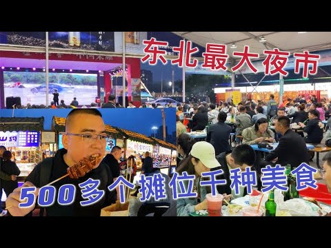 沈阳第一大夜市 500多个摊位近千种美食 60元吃了四样值不值？