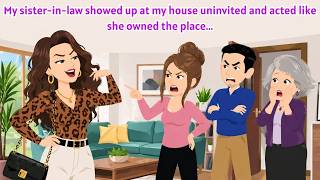 My sister in law showed up at my house uninvited and acted like she owned the place