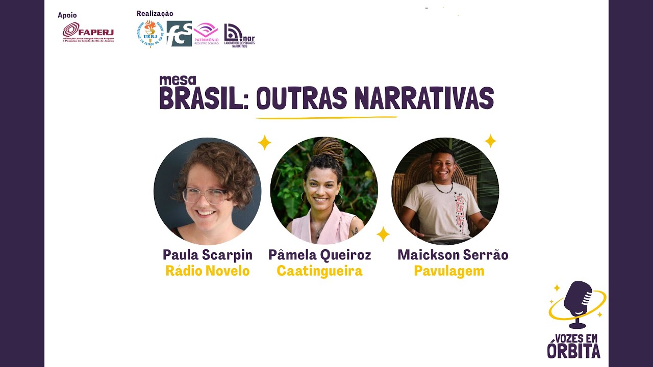 O algoritmo não pode ser o editor: Vozes em Órbita debate o futuro do podcast narrativo