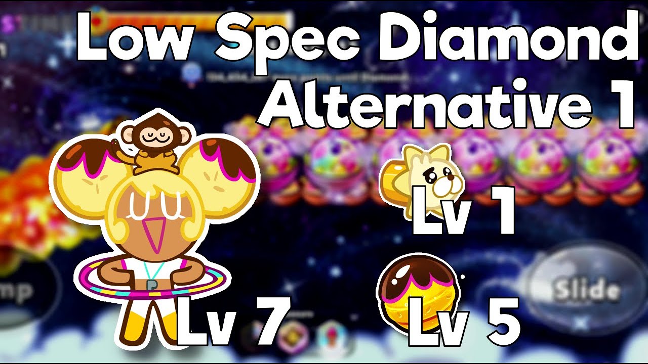 Banana Cookie's Trial Low Spec Diamond Alternative 1 Cookie Run OvenBreak YouTube