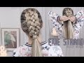 Beautiful Five (5) Strand Dutch Braid Tutorial - How to DIY