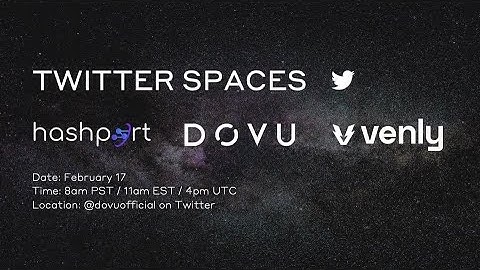 ESG & DLT Interoperability: Twitter Spaces with DOVU and Venly