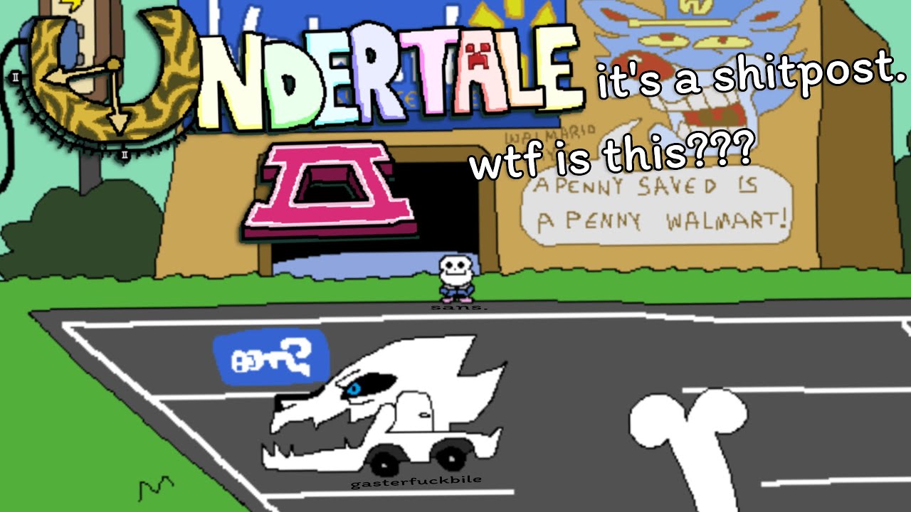 [Stream-Time]: they made undertale into an RPGmaker shitpost game OH MY ...