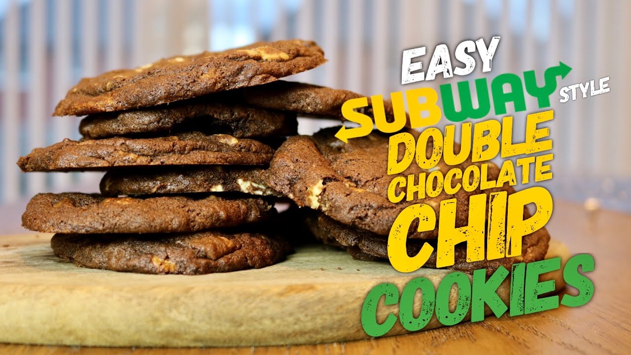 Easy Subway Style - Double Chocolate Chip Cookies | Montvale Bakes ...