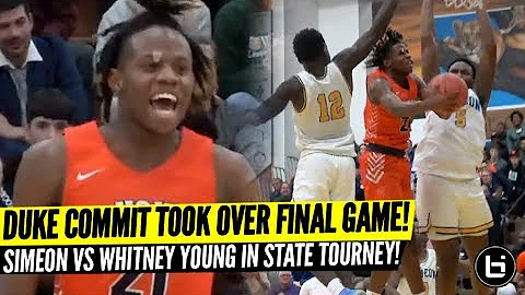 Duke Commit DJ Steward TAKES OVER in FINAL GAME! S...