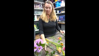 We’re Making a Bouquet! #flowers #bouquet #flowershop