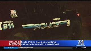 Marshfield police investigating double homicide at home