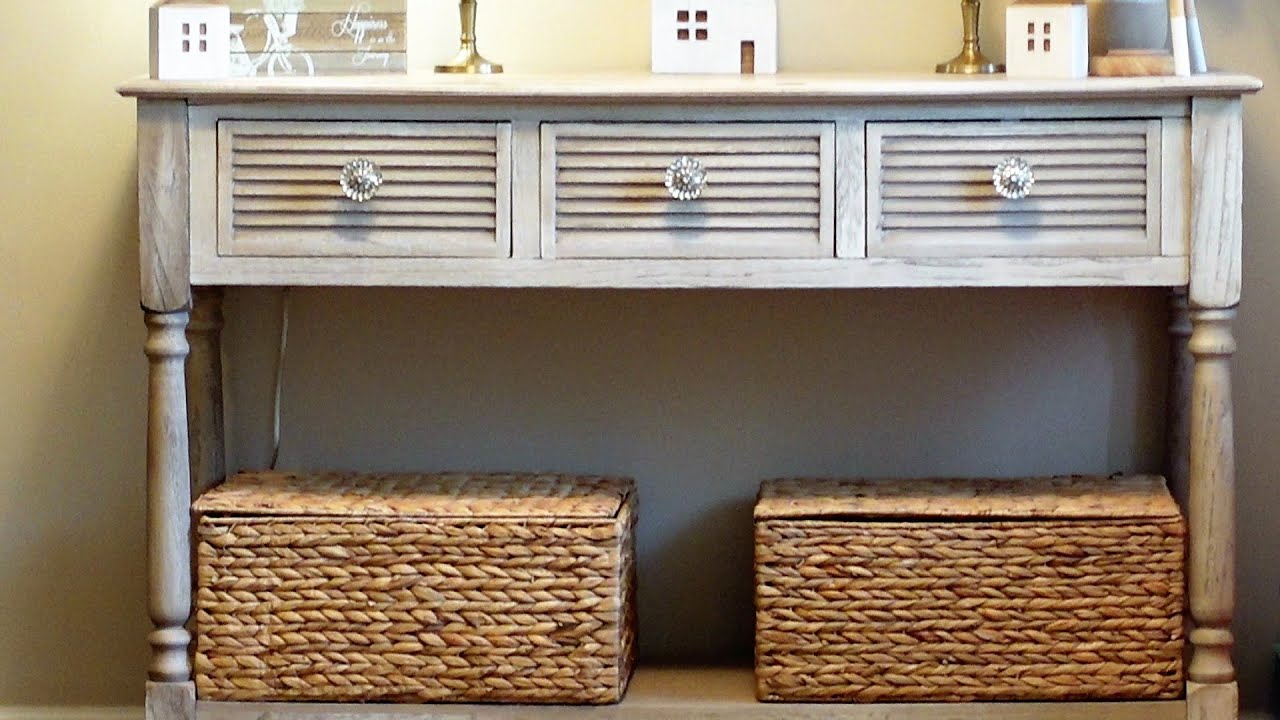 Table Declutter OWN LESS | CONSOLE TABLE DECLUTTER | HATS GLOVES & SCARVES | EP. 14 ...