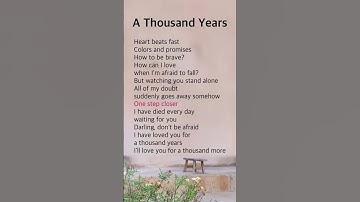 Thumbnail of A Thousand Years [1] | Christina Perri
