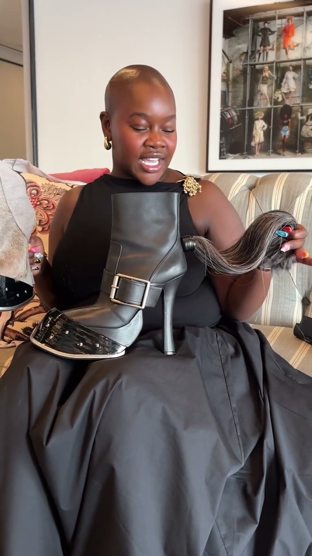 Alexander McQueen Hoof Boots Review By Confidence Queen Achieng Agutu