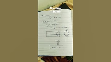 how to make equal tee branch | equal tee branch marking | pipe equal tee branch formula #branch #yt
