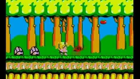 Wonder Boy on an ATMega based "home computer"