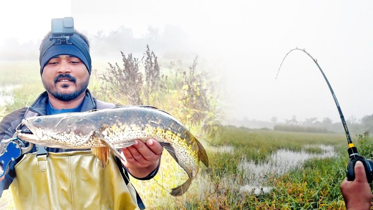 మంచు వాతావరంలొ కొర్రమేను చేపల వేట 😱? ఈ time లొ వెళ్తే చేపలు full గా attack చేస్తాయి 🤩!