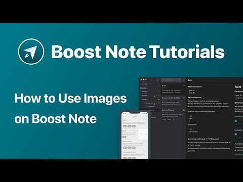 [Old UI] How to Use Images on Boost Note | Boost Note Official