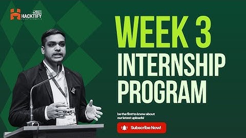 Hacktify Penetration Testing Internship - Week 3
