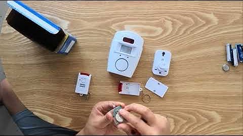 Anti-theft Motion Detector Monitor  Wireless Alarm