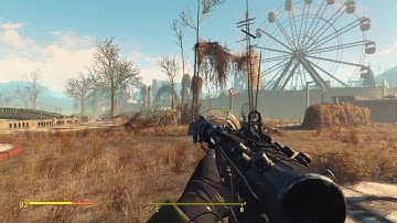 Fallout 4 PS4 - Patch 1.10 gameplay update / frame rate test (No mods on PS4 officially)