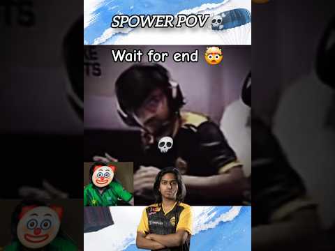 SPOWER 1v4 POV 😱 CRAZY REACTION! 🔥 | #bgmi #pubg #esports #godl #spower #ewc #india