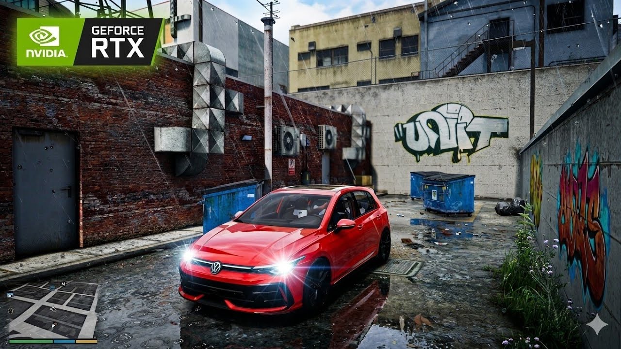 GTA 5 Realistic Graphics - Nvidia RTX + Reshade - YouTube