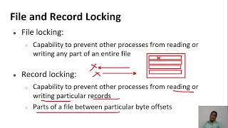 Session 14 : File and record Locking