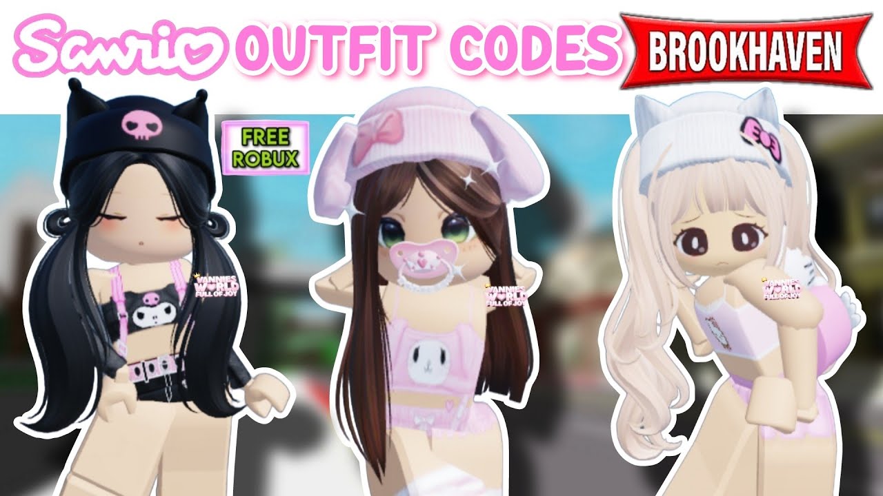 Brookhaven outfit codes