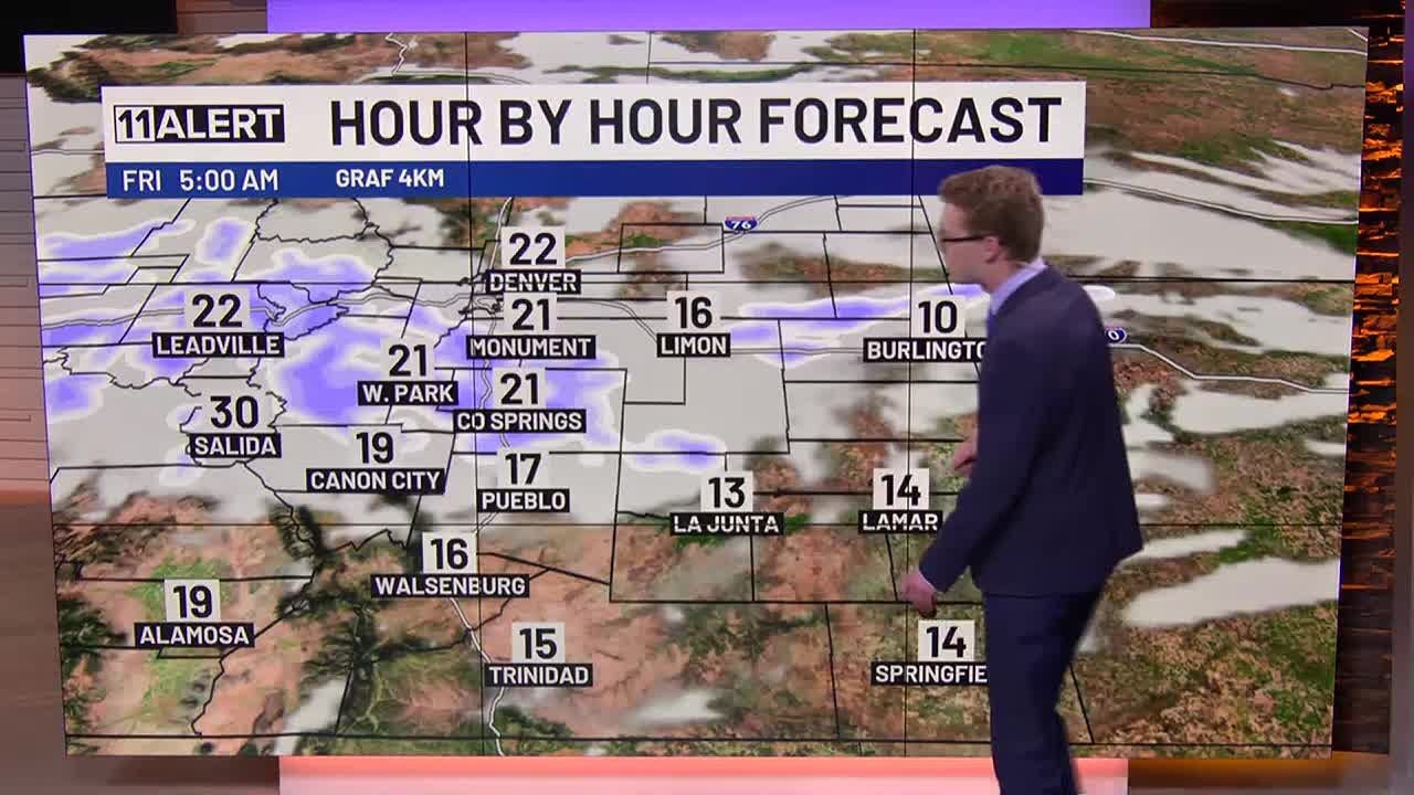 Cold but sunny Wednesday, snow returns Thursday night - YouTube