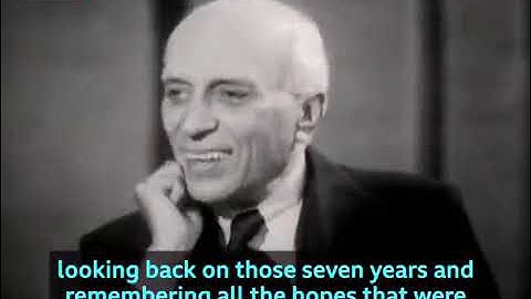 Watch the 1st Television Interview for Nehru the Prime Minister in London 1953.
