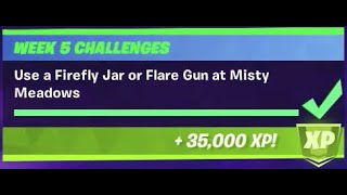 Fortnite | Chapter 2 Season 3  | Use a Firefly Jar or Flare Gun at Misty Meadows