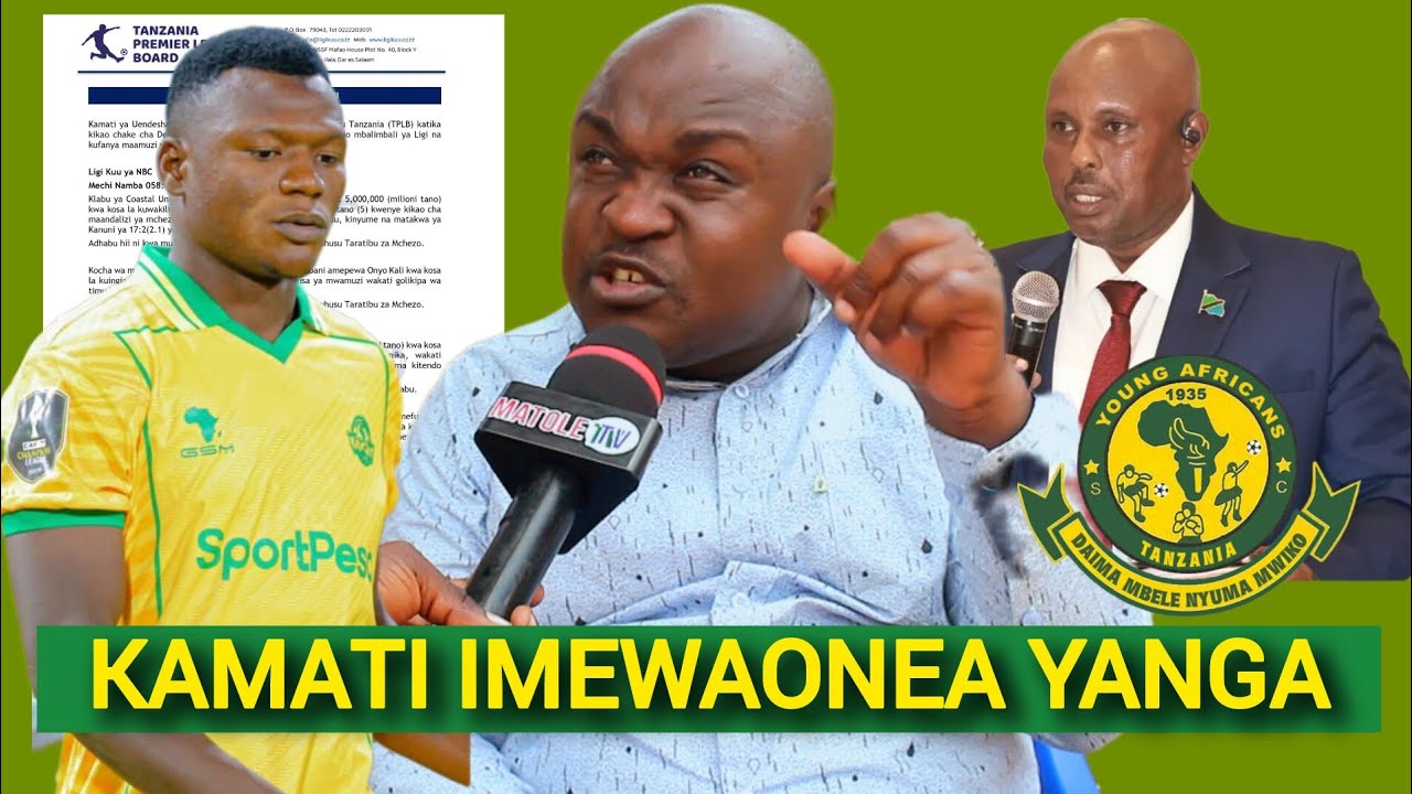 ZUBERI MKALABOKO ALIPUKA, YANGA WAMEONEWA FAINI MILIONI 22