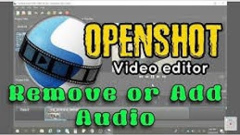 How to add or remove audio from video in openshot  ll  Tutorial in Urdu #2021