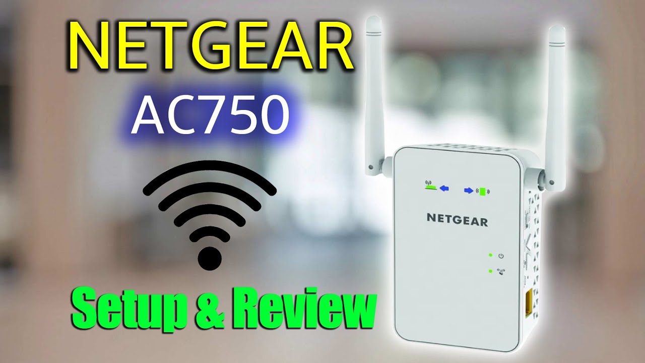 NETGEAR AC750 Range Extender | Setup & Review - YouTube