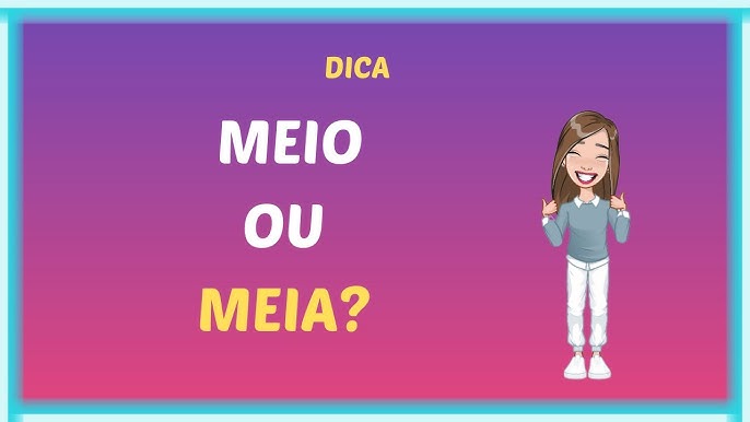 O correto é dizer meio dia e meia ou meio dia e meio?