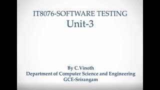 UNIT 3 - UNIT TESTING