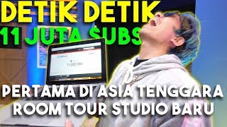 Detik Detik 11 JUTA Subs Pertama Di Asia Tenggara + Room Tour Studio Baru...