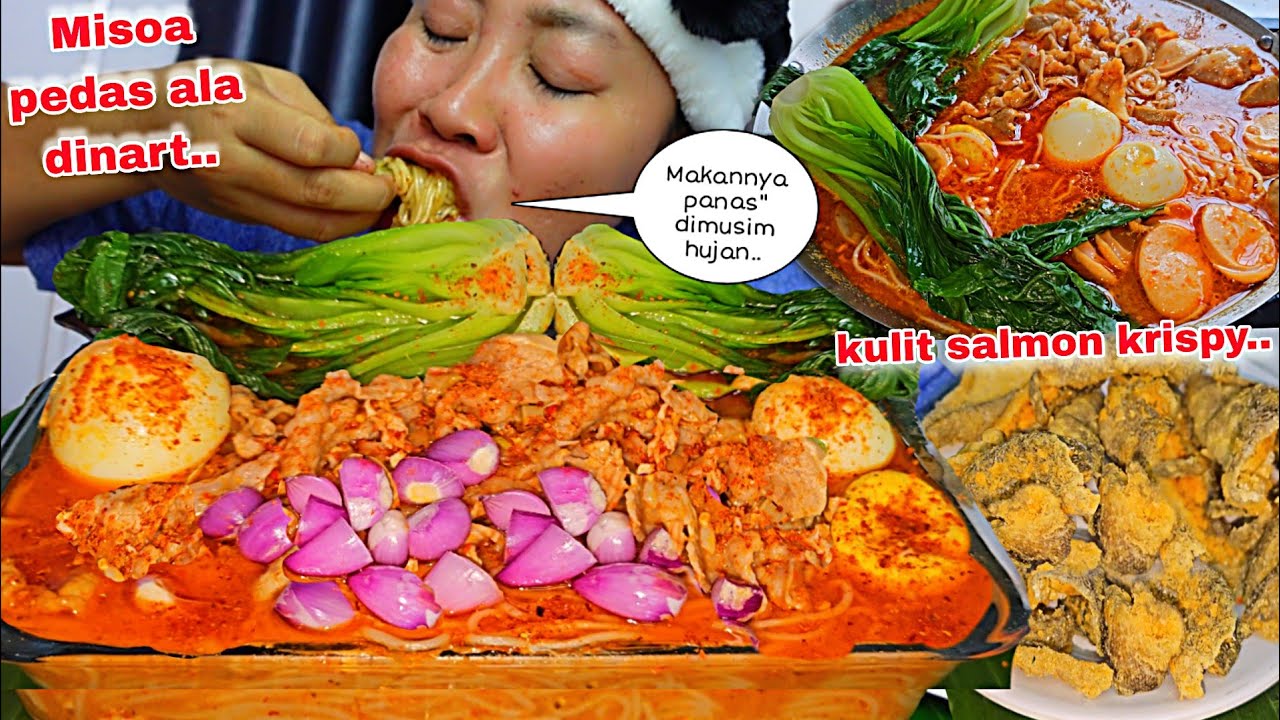 MISOA PEDAS ,KULIT SALMON KRISPY🤤